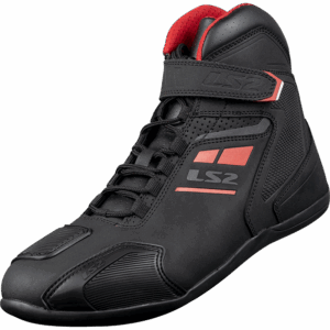 LS2 GARRA MAN BOOTS BLACK RED 41