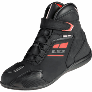 LS2 GARRA MAN BOOTS WP BLACK RED 44