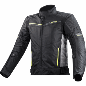 LS2 SHADOW MAN JACKET BLACK TITANIUM H-V YELLOW XXL