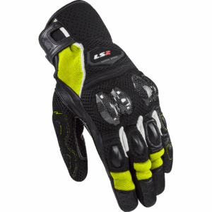 LS2 SPARK 2 AIR MAN GLOVES BLACK H-V YELLOW L