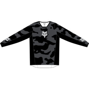 FOX 180 Bnkr Jersey - M, Black Camo MX24