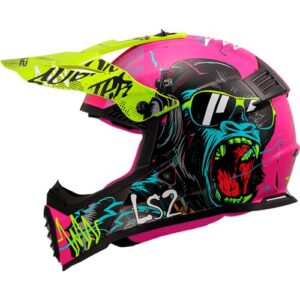 LS2 MX437 FAST II MINI GORILLA PURPLE-06 L