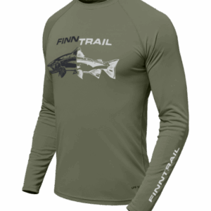 Finntrail Longsleeve Wave Fish Khaki XL
