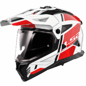 LS2 MX702 PIONEER II HILL WHITE RED-06 XL
