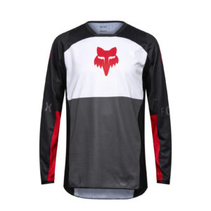 FOX 180 Flow Jersey - XS, White/Red