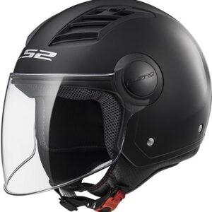 LS2 OF562 AIRFLOW MATT BLACK LONG XS