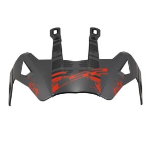 LS2 MX702 PEAK CRAZY MATT BLACK RED