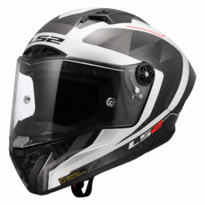 LS2 FF805 THUNDER GP AERO RAUTE WHITE GREY-06 M