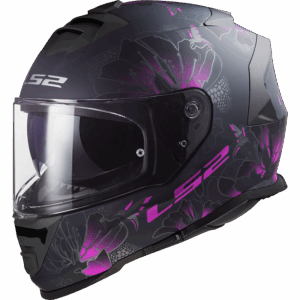 LS2 FF800 STORM II BURST MATT BLACK PINK-06 L