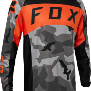 FOX 180 Bnkr Jersey  - S, Grey Camo MX23