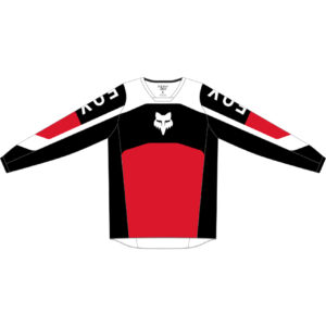 FOX 180 Nitro Jersey - Extd Sizes - L, Fluo RED MX24