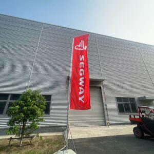 H7M Segway outdoor flag with watertank