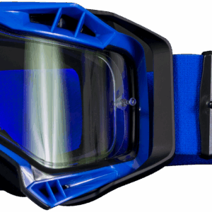 LS2 AURA ENDURO SERIES GOGGLE BLACK BLUE WITH CLEAR VISOR