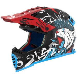 LS2 MX437 FAST EVO MINI II STARMAW BLACK-06 M