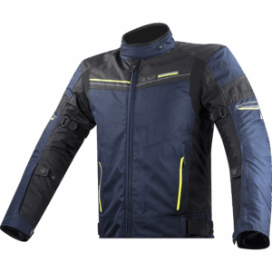 LS2 SHADOW MAN JACKET BLUE BLACK H-V YELLOW L