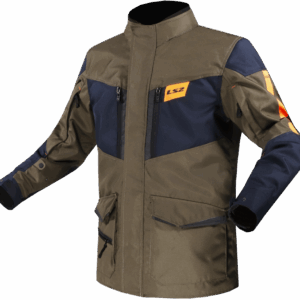 LS2 METROPOLIS EVO MAN JACKET KHAKI BLUE ORANGE XL