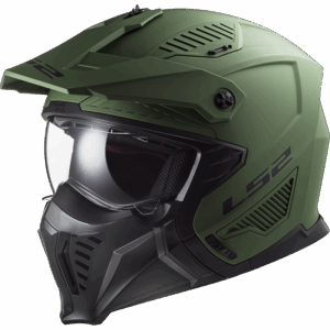 LS2 OF606 DRIFTER SOLID MATT MILITARY GREEN-06 L
