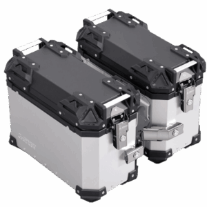 LS2 Side ALUCASES Silver 30+30L for BMW 750/850 GSI