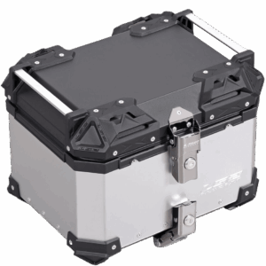 LS2 ALUCASE Silver 35l for rear rack with metal base