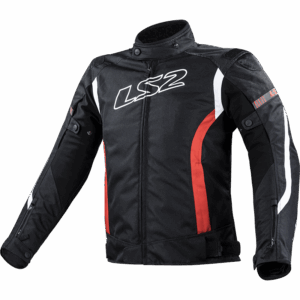 LS2 GATE MAN JACKET BLACK RED M