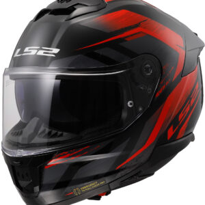 LS2 FF808 STREAM II FURY BLACK RED-06 XL