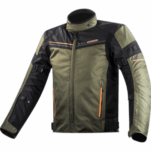 LS2 SHADOW MAN JACKET KHAKI BLACK H-V ORANGE M