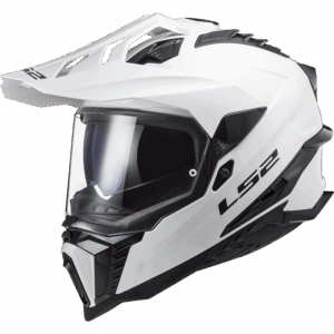 LS2 MX701 EXPLORER SOLID WHITE-06 S