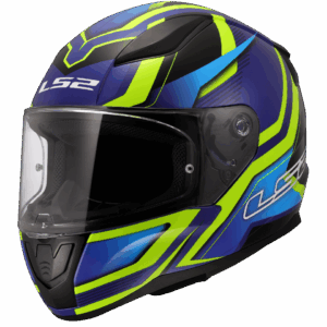 LS2 FF353 RAPID II FLITZ H-VIS YELLOW BLUE-06 XXL