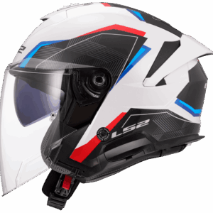 LS2 OF618 VERSO II AIR WHITE BLUE RED XXL
