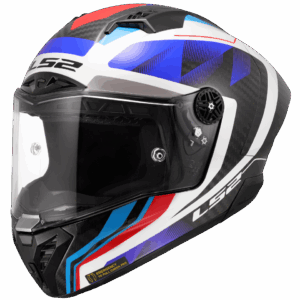LS2 FF805 THUNDER GP AERO RAUTE BLUE RED-06 L