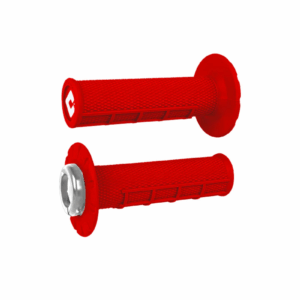 ODI GRIPS Half-Waffle V2.1 ATV MX Grip 125mm Bright Red/Silver