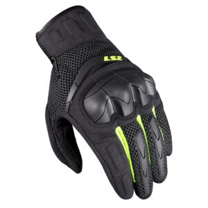 LS2 KUBRA MAN GLOVES ANTHRACITE H-V YELLOW M