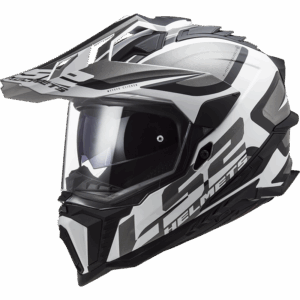 LS2 MX701 EXPLORER ALTER MATT BLACK WHITE-06 3XL