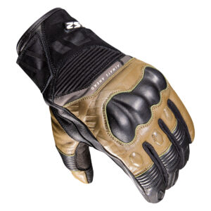 LS2 OCTANE WP LEATHER MAN GLOVES BLACK BROWN S