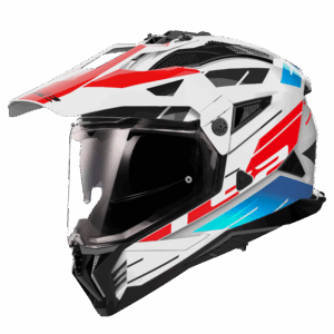 LS2 MX702 PIONEER II NAMIB WHITE BLUE RED-06 3XL