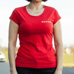 SEGWAY POWERSPORTS Red Women T-shirt XS