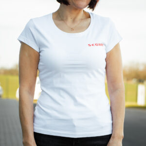 SEGWAY POWERSPORTS White Women T-shirt XS