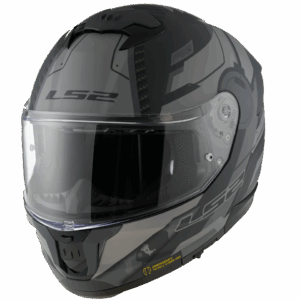 LS2 FF808 STREAM II SHADOW M.TITANIUM GREY-06 3XL