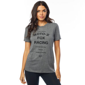 FOX Darkside Ss Bf Crew Rl Slve  -XS, Heather Graphite, LFS