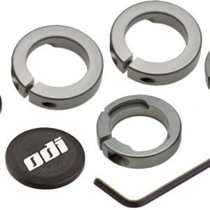 ODI GRIPS Set Lock Jaw Clamps w/Snap Caps - Gray