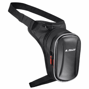 LS2 LLB-03 Leg Bag 900D film/PVC Carbon Grain Black 4.5L