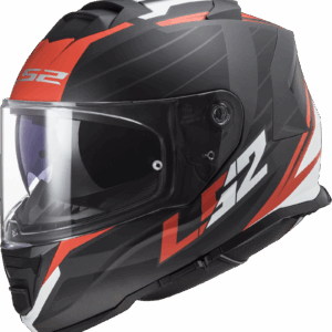 LS2 FF800 STORM II NERVE MATT BLACK RED-06 XL