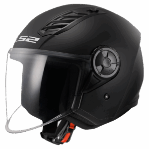 LS2 OF616 AIRFLOW II SOLID MATT BLACK-06 S