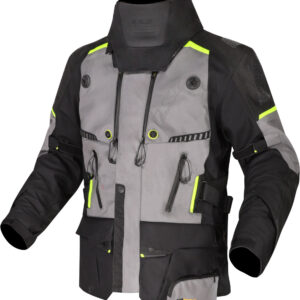 LS2 APOLLO MAN JACKET BLACK DARK GREY H-V YELLOW 5XL