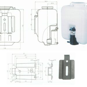 Washer KIT for CABIN 12V 1,25L