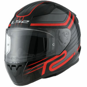 LS2 FF353 RAPID II CIRCUIT BLACK RED-06 XXL