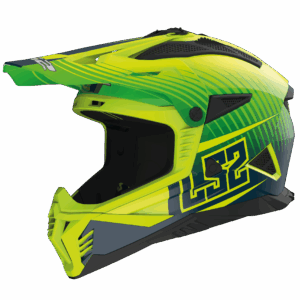 LS2 MX708 FAST II DUCK M.H-V GREEN H-V YELL.-06 L