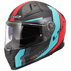 LS2 FF811 VECTOR II C GRID RED CYAN-06 3XL