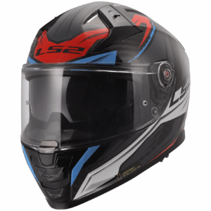 LS2 FF811 VECTOR II C SAVAGE WHITE BLUE RED-06 XXL