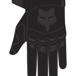 FOX Dirtpaw Glove - Black - L, Black/Black MX24